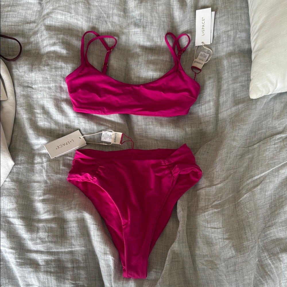 L*Space Pink Bikini Set